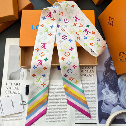 XLC02 Silk satin 6-120CM Scarf