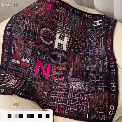 XCC19 Silk satin 90-90CM scarf