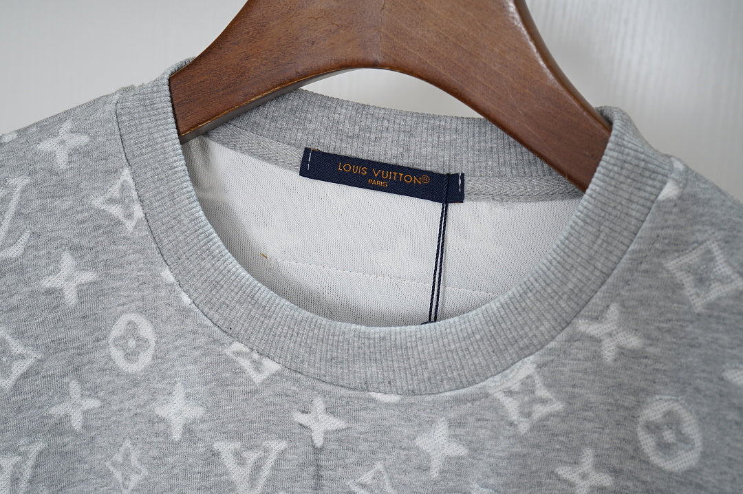 LVC403 New men's and women's spring and autumn hoodies, round neck pullovers, pure cotton clothing