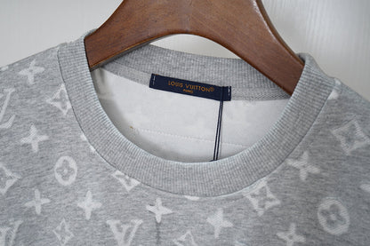LVC403 New men's and women's spring and autumn hoodies, round neck pullovers, pure cotton clothing