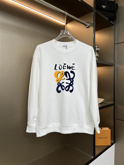 LOC39 New men's and women's round neck long sleeved sweatshirt casual clothes