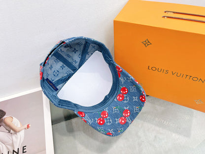 LVH04 New denim fabric baseball cap sun hat