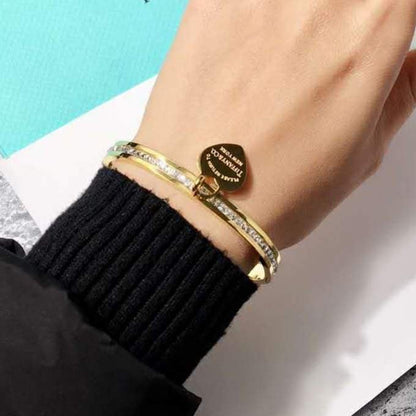 TB3 bracelet 316L steel plating gold Jewelry