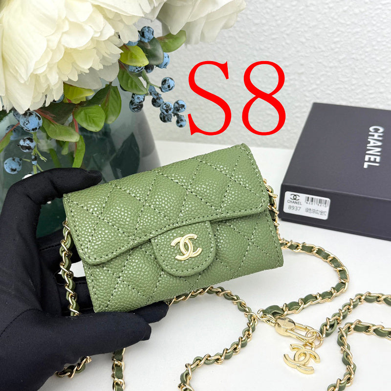 LCP04 Wallet Bag 13.1-7.5-2.1CM Leather bags with box