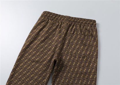 FDC16 New men's spring and autumn thin style outerwear+long pants pure cotton casual suit clothing