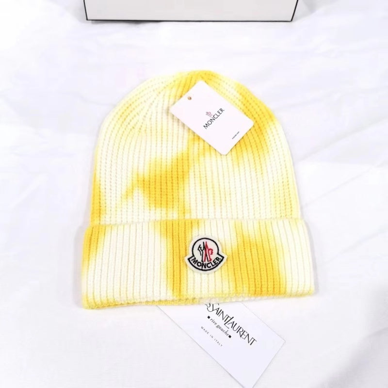 PMOH3  New tie dye multi-color core yarn knitted hat