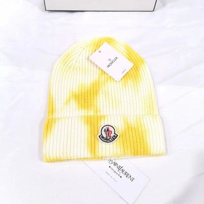 PMOH3  New tie dye multi-color core yarn knitted hat