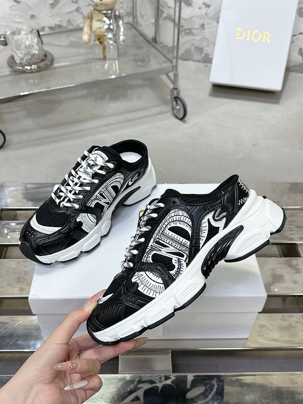 BDS8 Leather Slippers Women 35-41 Shoes with box