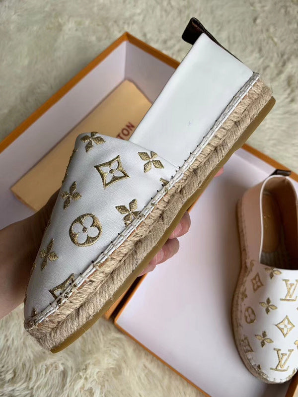 OLS35 Leather Women Shoes 35-42 Fisherman's shoes With box