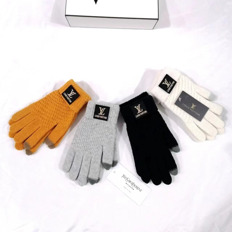 PLG5  New warm knitted gloves for autumn and winter