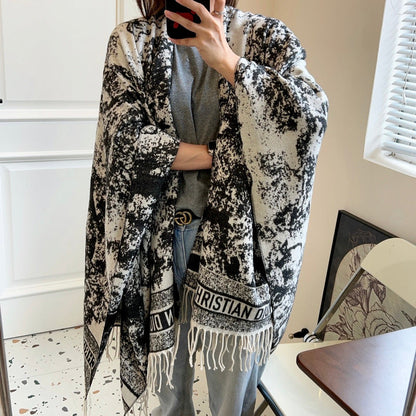 XDC12 Cashmere blend 140-140CM blanket Scarf