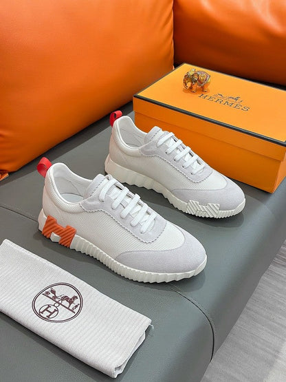 BMHS0 Leather Shoes Women35-41 Man 40-44 with box