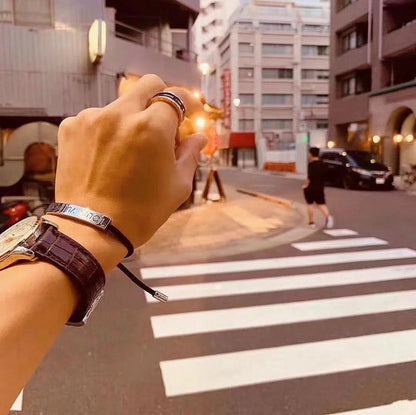 S433 Men and women can wear titanium steel bracelet jewelry