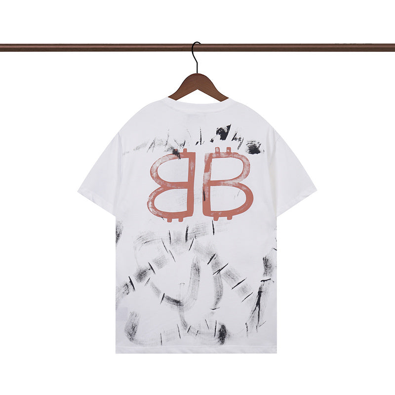 BAC98 New  Men's and women's letter T-shirt Clothing