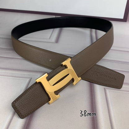 HBL5 Real leather 3.8CM 95-125CM Belt with all packing