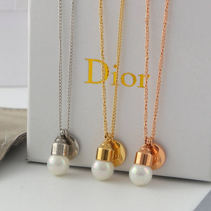 DIB56 New Women's Fashion Gold Plated Necklace Jewelry