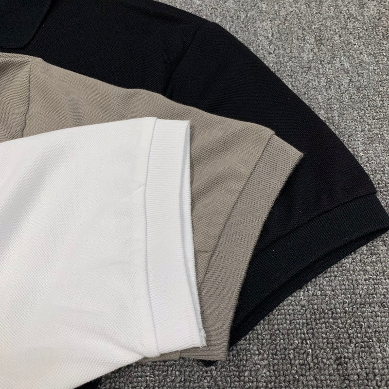 STC23 New men's polo shirt summer short sleeved top Clothing