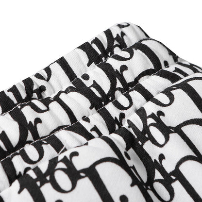 DIP1 Classic black and white printing, pure cotton fabric, comfortable and fashionable