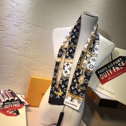 LSC41 Silk satin 8-120CM scarf for lady