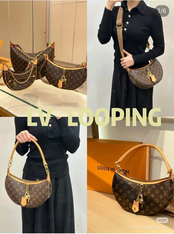 MLP01   Women's new fashion 22x9x33cm moon bag