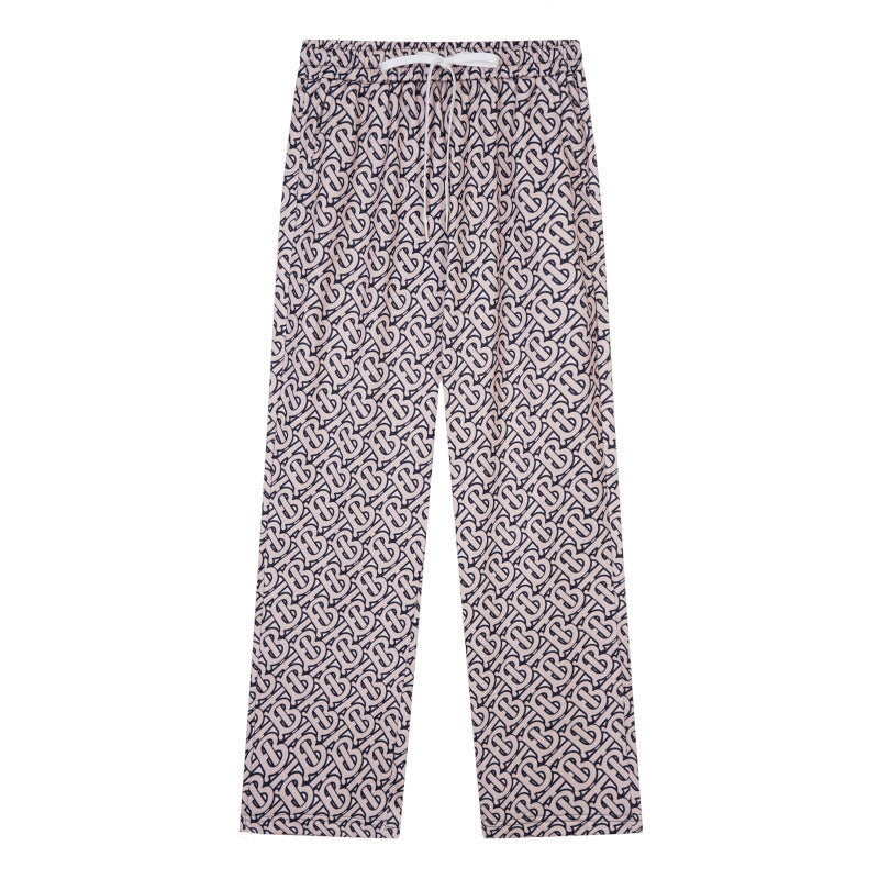 BUC02   New men's and women's spring and autumn thin pants, elastic waistband casual pants clothing