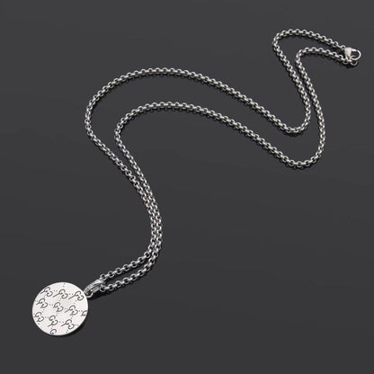 GN01   Round pendant necklace jewelry