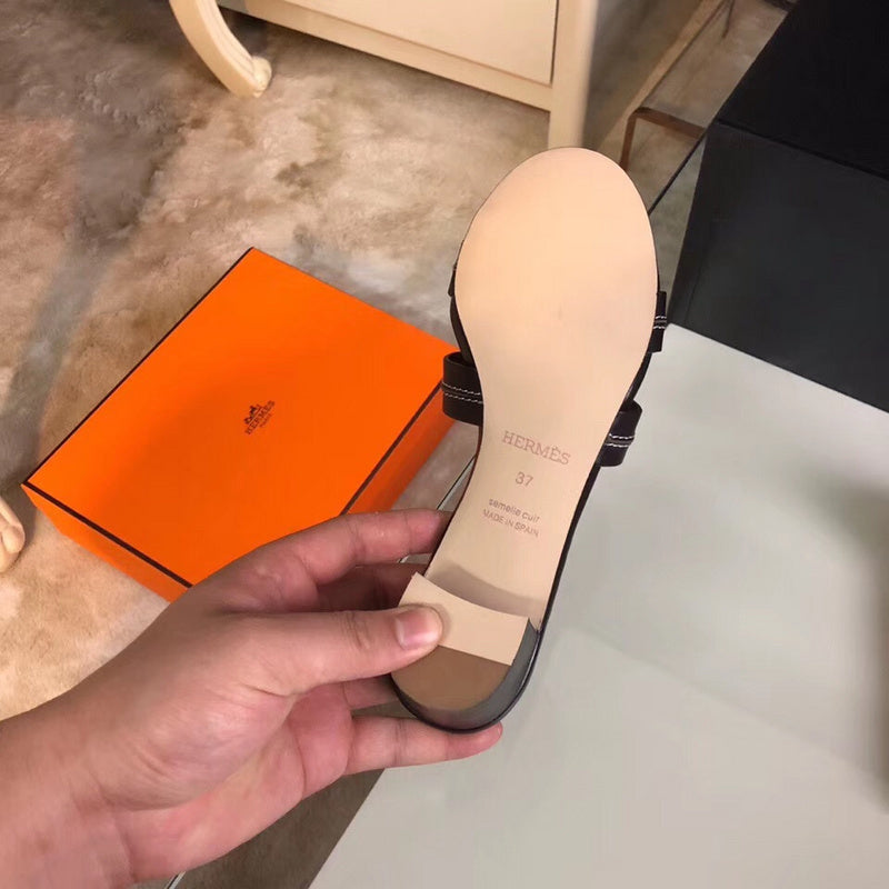 OHS01 Couples slipper Leather Shoes 35-42 with box