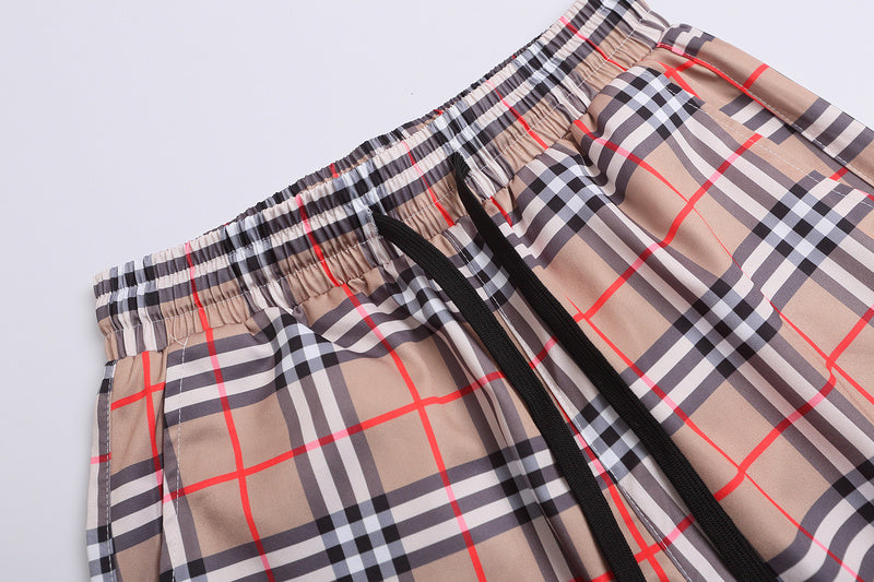 BUC120  New Fashion Summer Suit Short Sleeve Shirt Shorts