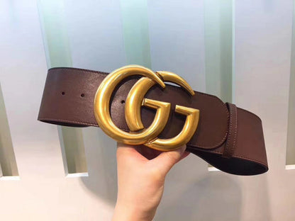 GCBL28 Brand wide 7.0cm total length 95-125cm Belt wonderful winder High Quality fashion gold buckle Belt