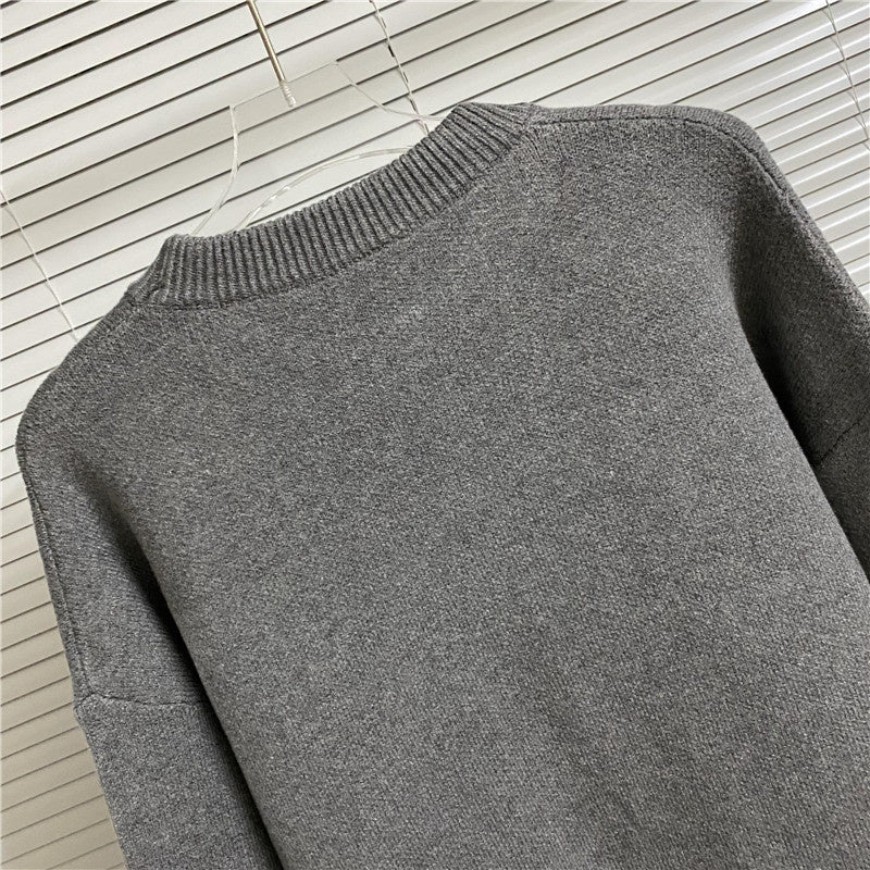 LOC9  New High Quality Sweater Round Neck Top