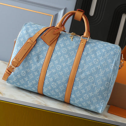 LLP201 Leather Bag 45-27-20CM Travel  for women and men  Bags