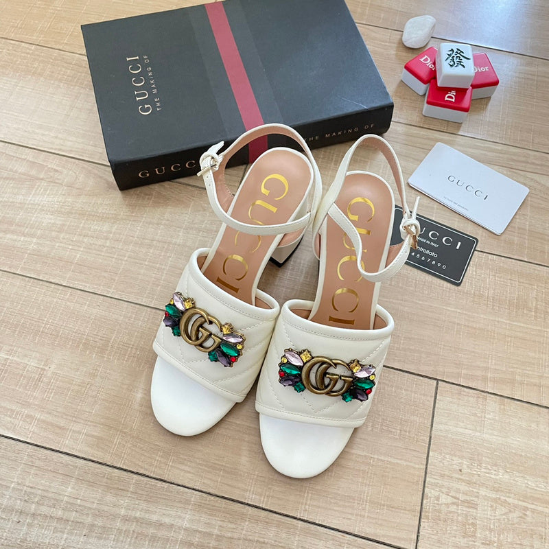 MJGS52 Slippers 6.5CM Women shoes 35-40 With box