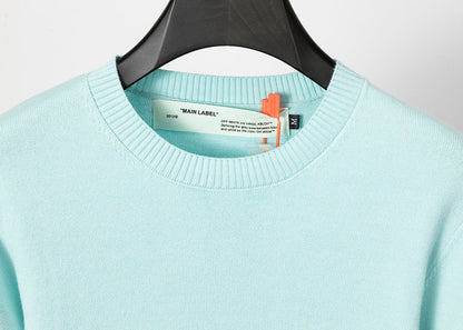 OFFC32 New High Quality Sweater Round Neck Top