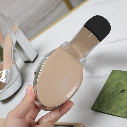 JHGS7 Slipper 11.5CM Heel Size 35-42 Shoes with box