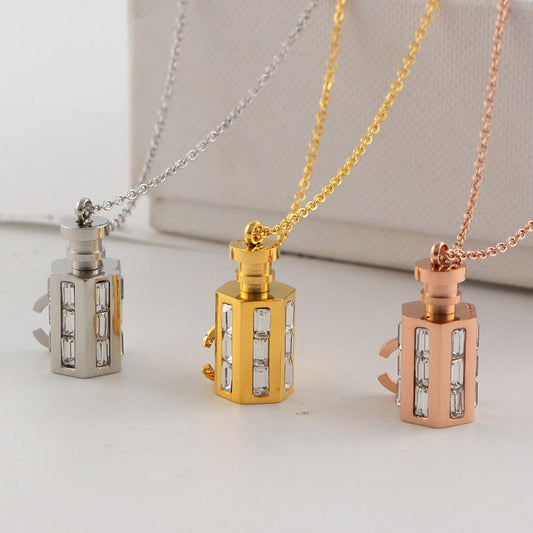 CHN19 Necklace 316L steel plating gold Jewelry