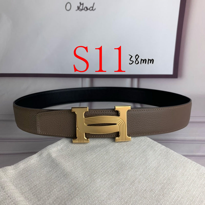 HBL5 Real leather 3.8CM 95-125CM Belt with all packing