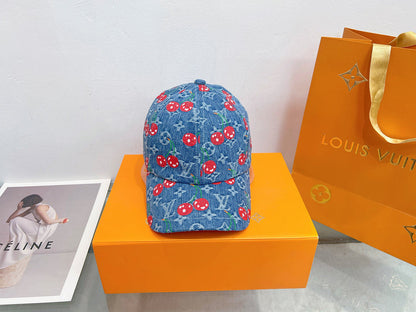LVH04 New denim fabric baseball cap sun hat