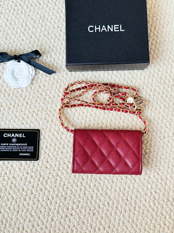 LCP02 Wallet Bag 13.1-7.5-2.1CM Leather bags with box