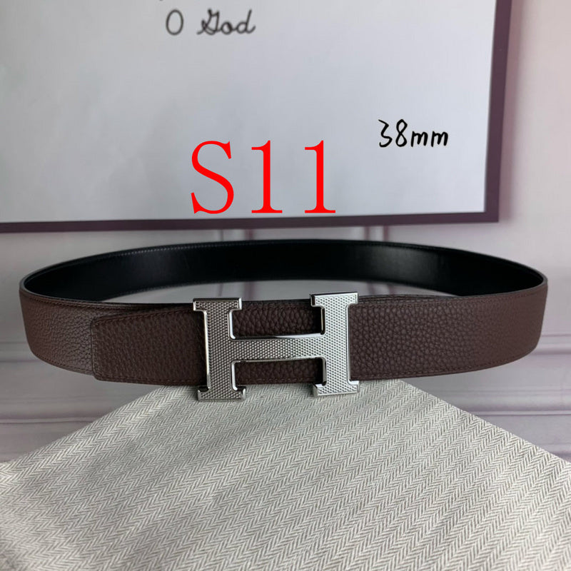 HBL3 Real leather 3.8CM 95-125CM Belt with all packing