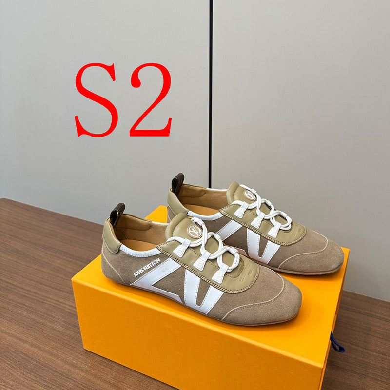 GLS20 High Quality Leather Women35-42 Shoes with box