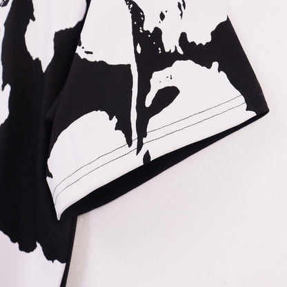 MMC7 New Cotton Flower Summer Short sleeved Top+Short sleeved Clothes