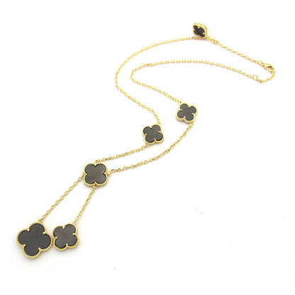 VAN24 Clover Shell Necklace gold plated necklace for women  Jewelry