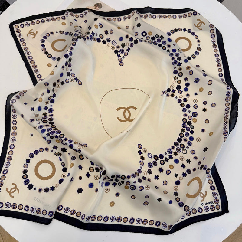 XCC35 Silk satin 70-70CM scarf