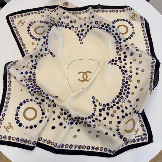 XCC35 Silk satin 70-70CM scarf