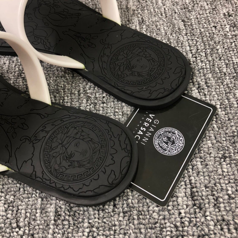 YVS8 Leather slippers couples shoes 36-45 With box