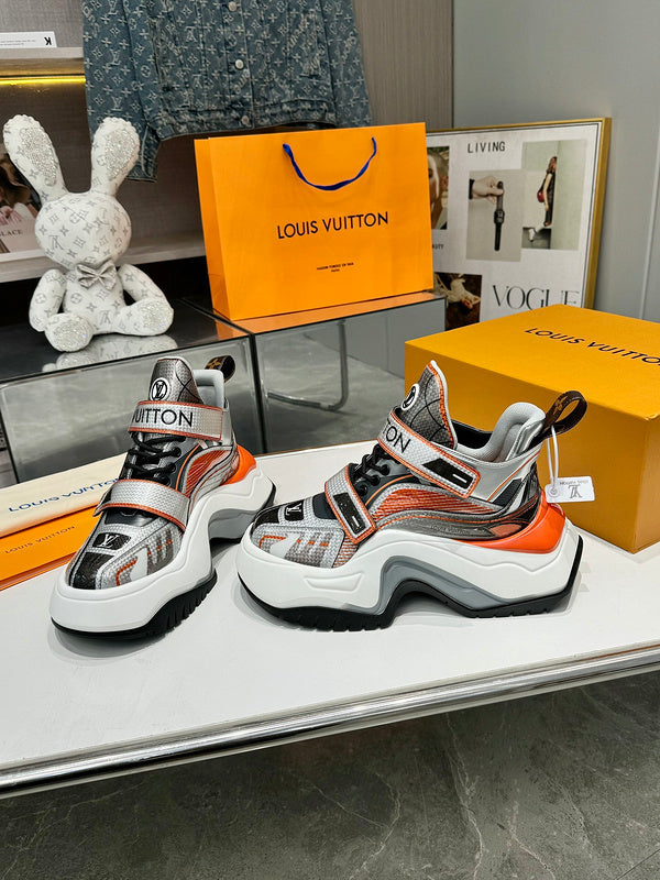 OLS33 Leather Women 5CM Shoes 35-42 with box