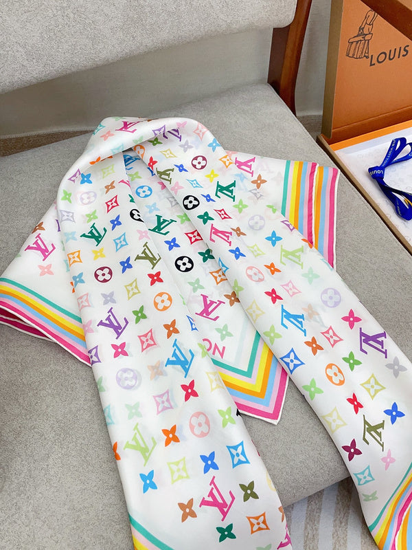 XLC29 Silk satin 90-90CM Scarf