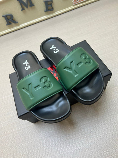 YYS1 Leather Slippers Size 38-45 Shoes with Box