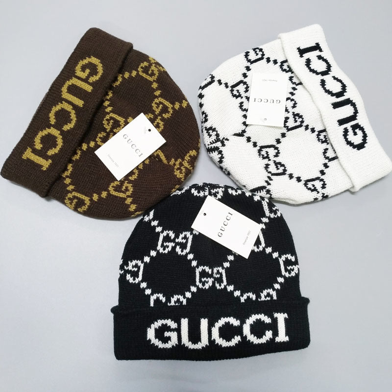 PGH7   New fashionable double-layer knitted hat