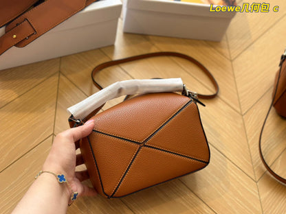 MLP16 Bag 19-12.5-8CM 23-16-10CM 29-19-14CM Leather shoulder Bags With Box